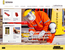 Tablet Screenshot of dowan.com.pl